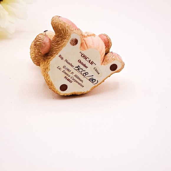 Cherished Teddies Figurines, Oscar, Teddy Bear Collectibles - Picture 8 of 10